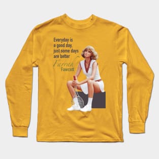 Farrah Fawcett 3D cartoon Long Sleeve T-Shirt